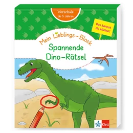 Abbildung von Klett Mein Lieblings-Block Spannende Dino-Rätsel | 1. Auflage | 2023 | beck-shop.de