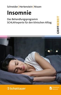 Abbildung von Schneider / Hertenstein | Insomnie (griffbereit) | 1. Auflage | 2025 | beck-shop.de