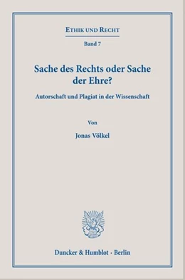 Abbildung von Völkel | Sache des Rechts oder Sache der Ehre? | 1. Auflage | 2022 | beck-shop.de