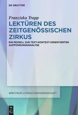 Abbildung von Trapp | Lektüren des Zeitgenössischen Zirkus | 1. Auflage | 2022 | beck-shop.de