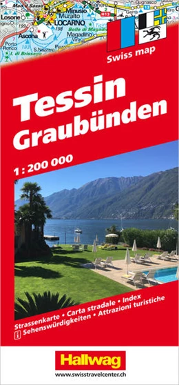 Abbildung von Hallwag Kümmerly+Frey AG | Tessin und Graubünden Strassenkarte 1:200 000 | 2. Auflage | 2022 | beck-shop.de