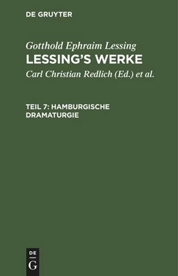 Abbildung von Pilger / Schöne | Hamburgische Dramaturgie | 1. Auflage | 1879 | beck-shop.de