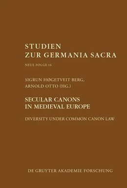 Abbildung von Berg / Otto | Secular canons in Medieval Europe | 1. Auflage | 2023 | 14 | beck-shop.de