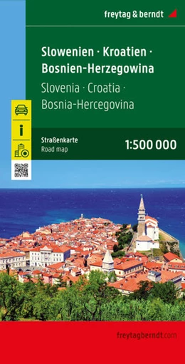 Abbildung von freytag & berndt | Slowenien - Kroatien - Bosnien und Herzegowina, Straßenkarte 1:500.000, freytag & berndt | 1. Auflage | 2023 | beck-shop.de