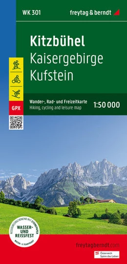 Abbildung von freytag & berndt | Kitzbühel, Wander-, Rad- und Freizeitkarte 1:50.000, freytag & berndt, WK 301 | 1. Auflage | 2023 | beck-shop.de