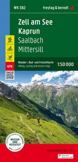 Abbildung von freytag & berndt | Zell am See - Kaprun, Wander-, Rad- und Freizeitkarte 1:50.000, freytag & berndt, WK 382 | 1. Auflage | 2023 | beck-shop.de