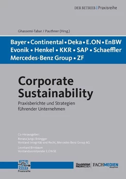Abbildung von Ghassemi-Tabar / Pauthner | Corporate Sustainability | 1. Auflage | 2022 | beck-shop.de
