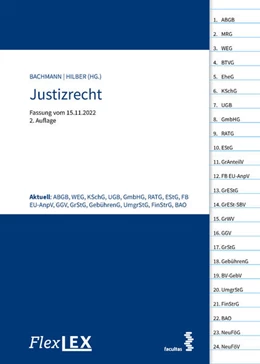 Abbildung von Bachmann / Hilber | FlexLex Justizrecht | 2. Auflage | 2022 | beck-shop.de