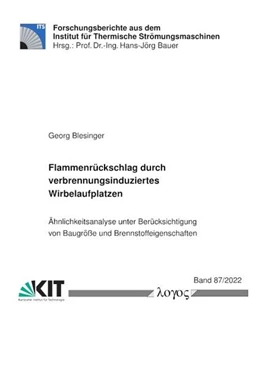 Abbildung von Blesinger | Flammenrückschlag durch verbrennungsinduziertes Wirbelaufplatzen. | 1. Auflage | 2022 | beck-shop.de