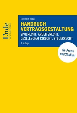 Abbildung von Dobler / Kerschner | Handbuch Vertragsgestaltung | 3. Auflage | 2022 | beck-shop.de