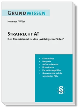 Abbildung von Hemmer / Wüst | Grundwissen Strafrecht AT | 10. Auflage | 2022 | beck-shop.de