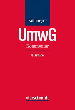 Abbildung von Kallmeyer | Umwandlungsgesetz: UmwG | 8. Auflage | 2024 | beck-shop.de