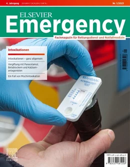 Abbildung von Gollwitzer / Grusnick | ELSEVIER Emergency. Intoxikationen. 1/2023 | 1. Auflage | 2023 | beck-shop.de