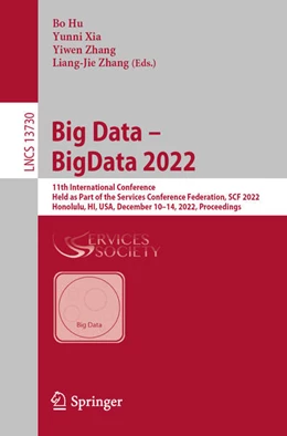 Abbildung von Hu / Xia | Big Data - BigData 2022 | 1. Auflage | 2022 | beck-shop.de