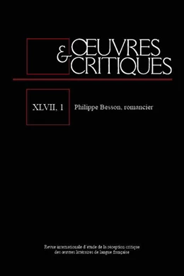 Abbildung von OEUVRES & CRITIQUES XLVII, 1 | 1. Auflage | 2022 | beck-shop.de