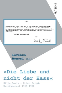 Abbildung von Bonosi | 'Die Liebe und nicht der Hass' | 1. Auflage | 2023 | beck-shop.de