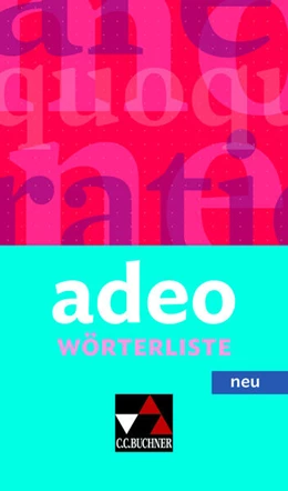 Abbildung von Utz / Kammerer | adeo.Wörterliste - neu | 1. Auflage | 2024 | beck-shop.de