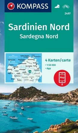 Abbildung von KOMPASS Wanderkarten-Set 2497 Sardinien Nord / Sardegna Nord (4 Karten) 1:50.000 | 1. Auflage | 2022 | beck-shop.de