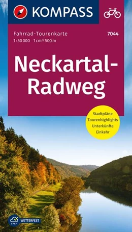 Abbildung von KOMPASS Fahrrad-Tourenkarte Neckartal-Radweg 1:50.000 | 1. Auflage | 2023 | beck-shop.de