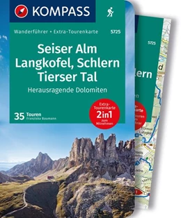 Abbildung von Baumann | KOMPASS Wanderführer Seiser Alm, Langkofel, Schlern, Tierser Tal - Herausragende Dolomiten, 35 Touren mit Extra-Tourenkarte | 1. Auflage | 2023 | beck-shop.de