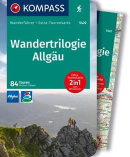 Abbildung von Sänger | KOMPASS Wanderführer Wandertrilogie Allgäu, 84 Touren mit Extra-Tourenkarte | 1. Auflage | 2023 | beck-shop.de