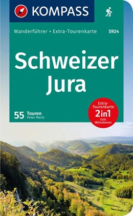 Abbildung von Mertz | KOMPASS Wanderführer Schweizer Jura, 55 Touren mit Extra-Tourenkarte | 1. Auflage | 2023 | beck-shop.de