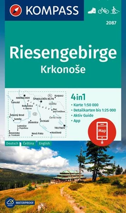 Abbildung von KOMPASS Wanderkarte 2087 Riesengebirge, Krkonose 1:50.000 | 2. Auflage | 2023 | beck-shop.de