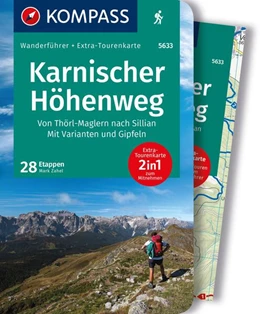 Abbildung von KOMPASS Wanderführer Karnischer Höhenweg, Von Thörl-Maglern nach Sillian, Mit Varianten und Gipfeln, 28 Touren mit Extra-Tourenkarte | 1. Auflage | 2023 | beck-shop.de