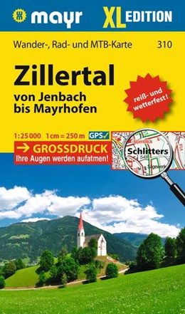 Abbildung von Mayr Wanderkarte Zillertal - Von Jenbach bis Mayrhofen XL 1:25.000 | 1. Auflage | 2023 | beck-shop.de