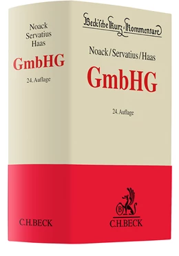 Abbildung von Noack / Servatius | Gesetz betreffend die Gesellschaften mit beschränkter Haftung: GmbHG | 24. Auflage | 2025 | Band 20 | beck-shop.de