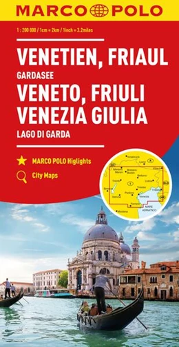 Abbildung von Marco Polo Verlag | MARCO POLO Regionalkarte Italien 04 Venetien, Friaul, Gardasee 1:200.000 | 8. Auflage | 2023 | beck-shop.de