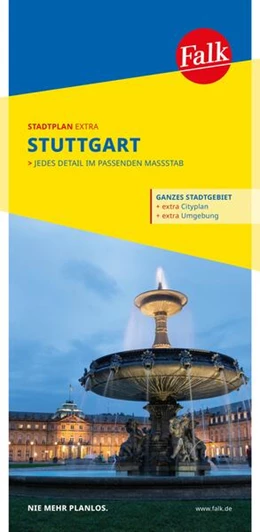 Abbildung von Falk Stadtplan Extra Stuttgart 1:20.000 | 23. Auflage | 2023 | beck-shop.de