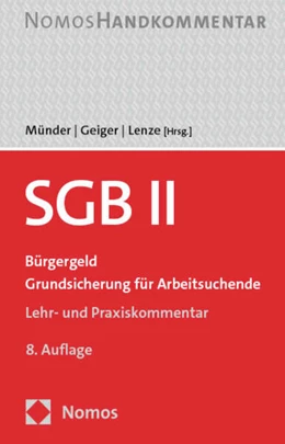 Abbildung von Münder / Geiger | SGB II • Bürgergeld, Grundsicherung für Arbeitsuchende | 8. Auflage | 2023 | beck-shop.de