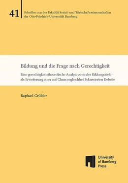Abbildung von Grübler | Bildung und die Frage nach Gerechtigkeit | 1. Auflage | 2022 | beck-shop.de