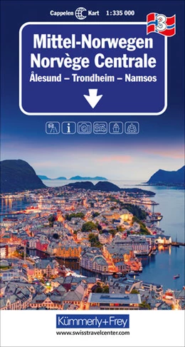 Abbildung von Hallwag Kümmerly+Frey AG | Kümmerly+Frey Regional-Strassenkarte 3 Mittel-Norwegen 1:335.000 | 1. Auflage | 2023 | beck-shop.de