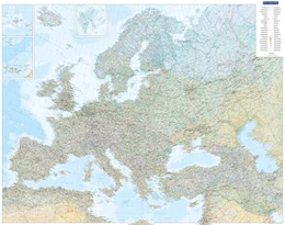 Abbildung von Hallwag Kümmerly+Frey AG | Kümmerly+Frey Europakarte physikalisch Poster 1:4,5 Mio. | 4. Auflage | 2025 | beck-shop.de