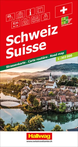 Abbildung von Hallwag Kümmerly+Frey AG | Hallwag Strassenkarte Schweiz 1:303.000 | 4. Auflage | 2023 | beck-shop.de