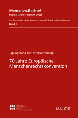 Abbildung von Fremuth | 70 Jahre Europäische Menschenrechtskonvention | 1. Auflage | 2022 | 1 | beck-shop.de