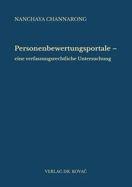 Abbildung von Channarong | Personenbewertungsportale – eine verfassungsrechtliche Untersuchung | 1. Auflage | 2023 | 157 | beck-shop.de