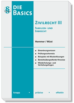 Abbildung von Hemmer / Wüst | Basics Zivilrecht III | 11. Auflage | 2023 | beck-shop.de