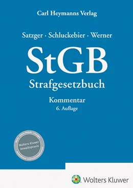 Abbildung von Satzger / Schluckebier | StGB - Strafgesetzbuch | 6. Auflage | 2024 | beck-shop.de