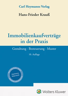 Abbildung von Krauß | Immobilienkaufverträge in der Praxis | 10. Auflage | 2023 | beck-shop.de