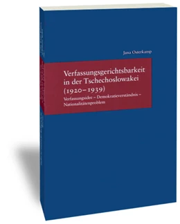 Abbildung von Osterkamp | Verfassungsgerichtsbarkeit in der Tschechoslowakei (1920-1939) | 1. Auflage | 2009 | 243 | beck-shop.de