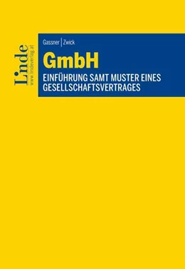 Abbildung von Zwick / Gassner | GmbH | 1. Auflage | 2023 | beck-shop.de