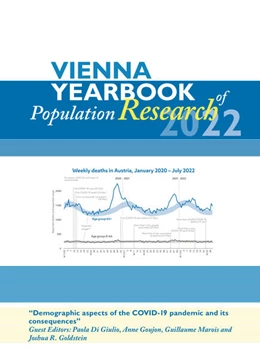 Abbildung von Di Giulio / Goujon | Vienna Yearbook of Population Research / Vienna Yearbook of Population Research, 2022, Vol. 20 | 1. Auflage | 2022 | beck-shop.de
