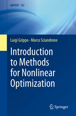 Abbildung von Grippo / Sciandrone | Introduction to Methods for Nonlinear Optimization | 1. Auflage | 2023 | 152 | beck-shop.de