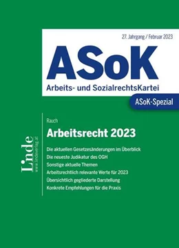 Abbildung von Rauch | ASoK-Spezial Arbeitsrecht 2023 | 1. Auflage | 2023 | beck-shop.de