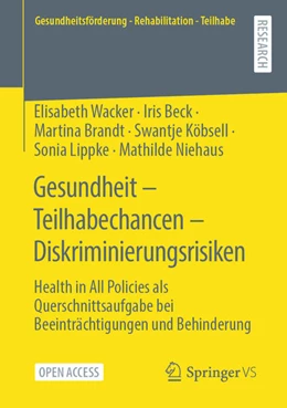 Abbildung von Wacker / Beck | Gesundheit – Teilhabechancen – Diskriminierungsrisiken | 1. Auflage | 2023 | beck-shop.de
