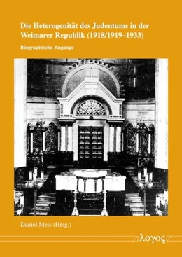 Abbildung von Meis | Die Heterogenität des Judentums in der Weimarer Republik (1918/1919–1933) | 1. Auflage | 2022 | beck-shop.de