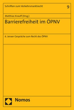 Abbildung von Knauff | Barrierefreiheit im ÖPNV | 1. Auflage | 2023 | 9 | beck-shop.de